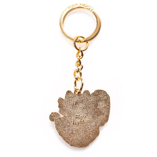No Ramen No Life Cat Enamel Keychain